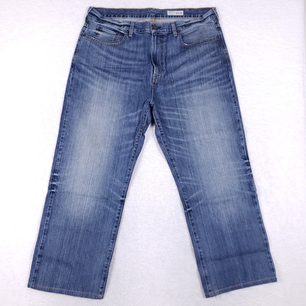 Cremieux Premium Denim Men 40/30 Relaxed Fit Blue Jeans 100% Cotton Workwear